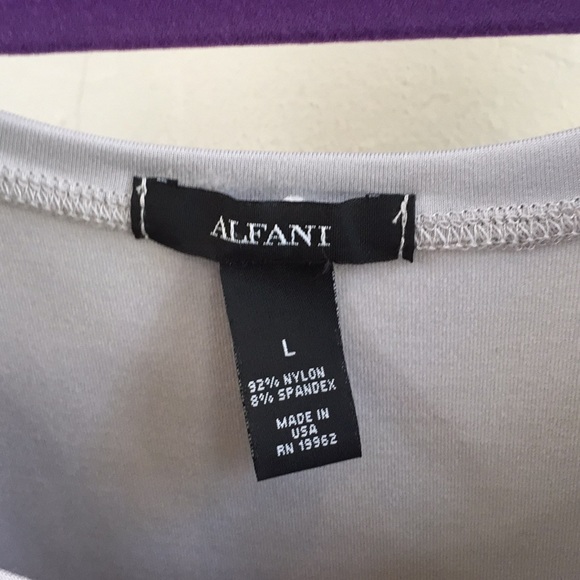 Alfani grey tank top - Picture 2 of 6